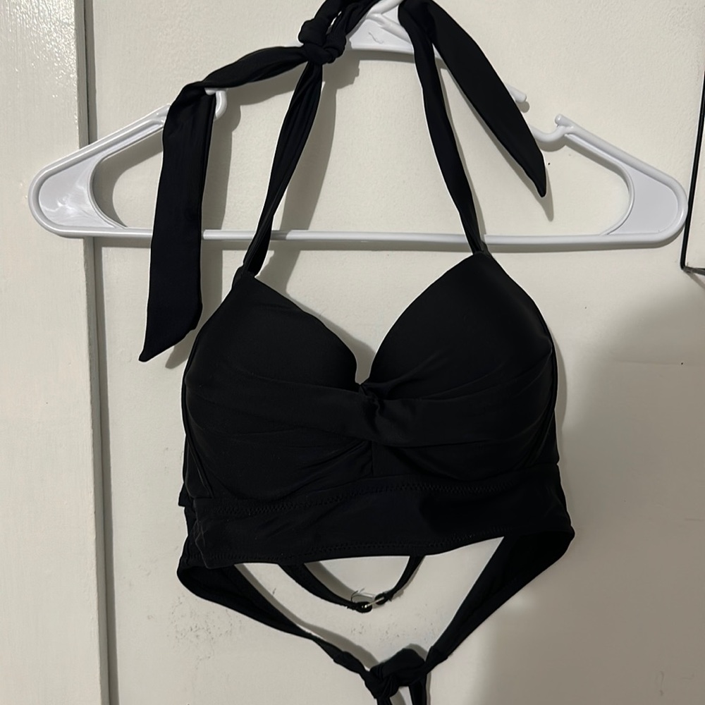 Black Bathing Suit Top